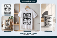 Best Dad Beer Label SVG - Father's Day Gift Design Product Image 2