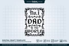 Best Dad Beer Label SVG - Father's Day Gift Design Product Image 3