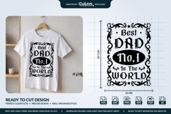 Best Dad Beer Label SVG - Father's Day Gift Design Product Image 2