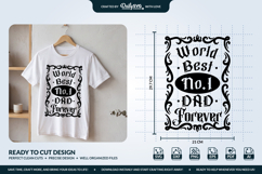 Best Dad Beer Label SVG - Father's Day Gift Design Product Image 1