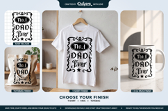 Best Dad Beer Label SVG - Father's Day Gift Design Product Image 2