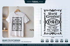 Best Dad Beer Label SVG - Father's Day Gift Design Product Image 1