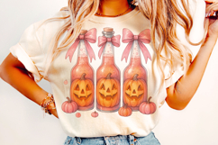 Halloween Beer PNG, Ghost PNG, Pumpkin PNG, Spooky Png Product Image 2