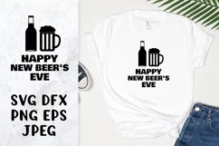 Happy New Beer’s Eve. Beer Day SVG cut file Product Image 1