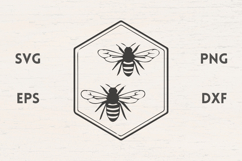 Bees with beehive SVG Product Image 1