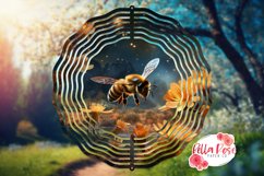Bee | Spring | 10" Sublimation Wind Spinner Product Image 1