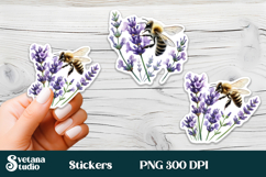 Bee flower clipart PNG design | Summer bee sublimation Product Image 1