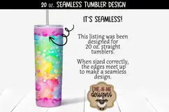 Bee You Cute Flowers 20oz Seamless Tumbler Wrap Product Image 2