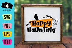 Happy Haunting SVG Cut File Product Image 1