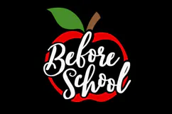 Before School Apple SVG Back to School Teacher Shirt Design Product Image 2