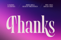 Begosta - Modern Display Font Product Image 20