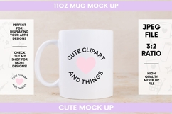 Mug Mock Up | Beige Boho 11oz Mug Mock Up Product Image 1