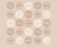 beige bakery shop instagram highlight icons