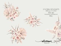 boho floral clipart 