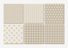Beige daisy gingham seamless pattern png Digital paper png Product Image 2