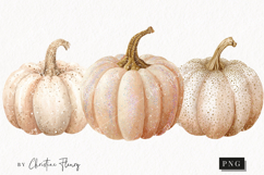 Beige Glitter Pumpkin | Fall Png Product Image 1