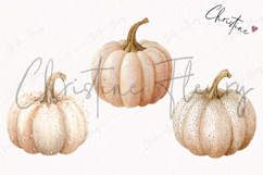 Beige Glitter Pumpkin | Fall Png Product Image 3