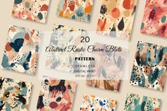 Abstract Seamless Rustic Charm| Colorful Boho Paper Pack Product Image 4