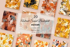 Abstract Seamless Paper Sunset Colors | Orange Digital Paper Product Image 5