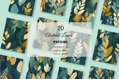 Abstract Seamless Leaf Digital Paper| Earthy Tone Colors Product Image 4