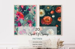 Spring Flowers Digital Paper | 20 Different and Colorful Product Image 5