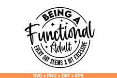 Funny Sarcastic SVG, Funny Adult Shirt SVG, Sassy SVG Product Image 1