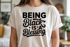 Being Black Is A Blessing SVG, Black Friday SVG Product Image 3