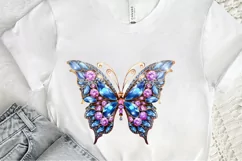 Bejeweled Butterfly PNG Clipart Product Image 2
