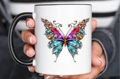 Bejeweled Butterfly PNG Clipart Product Image 2