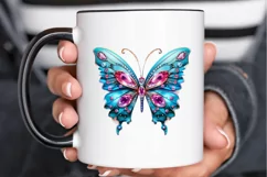 Bejeweled Butterfly PNG Clipart Product Image 2