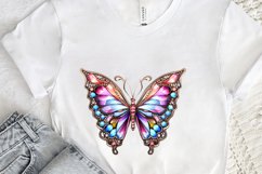 Bejeweled Butterfly PNG Clipart Product Image 2