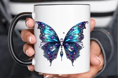 Bejeweled Butterfly PNG Clipart Product Image 2