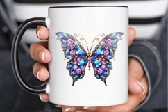 Bejeweled Butterfly PNG Clipart Product Image 3