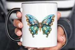Bejeweled Butterfly PNG Clipart Product Image 3