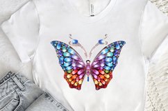 Bejeweled Butterfly PNG Clipart Product Image 3