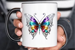 Bejeweled Butterfly PNG Clipart Product Image 3