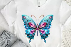 Bejeweled Butterfly PNG Clipart Product Image 3