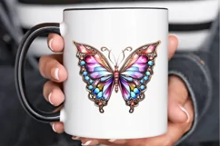 Bejeweled Butterfly PNG Clipart Product Image 3