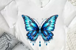 Bejeweled Butterfly PNG Clipart Product Image 2