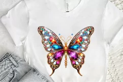 Bejeweled Butterfly PNG Clipart Product Image 3