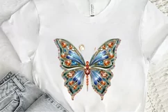 Bejeweled Butterfly PNG Clipart Product Image 3