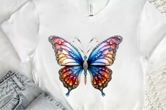 Bejeweled Butterfly PNG Clipart Product Image 3
