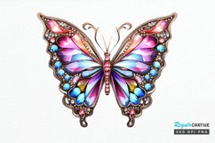 Bejeweled Butterfly PNG Clipart Product Image 1