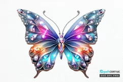 Bejeweled Butterfly PNG Clipart Product Image 1