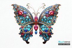 Bejeweled Butterfly PNG Clipart Product Image 1
