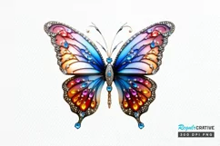 Bejeweled Butterfly PNG Clipart Product Image 1