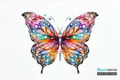 Bejeweled Butterfly PNG Clipart Product Image 1