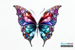 Bejeweled Butterfly PNG Clipart Product Image 1