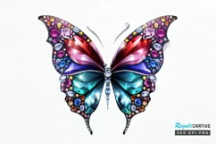 Bejeweled Butterfly PNG Clipart Product Image 1