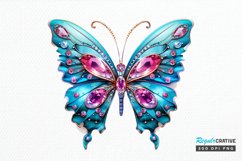 Bejeweled Butterfly PNG Clipart Product Image 1